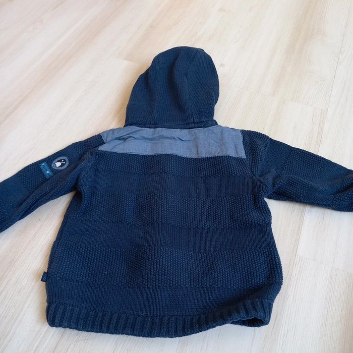 Gilet épais bleu marine - photo numéro 3