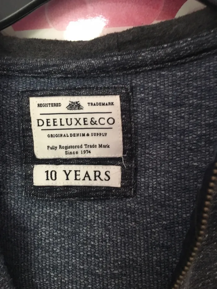 Gilet gris chiné 10 ans - photo numéro 4