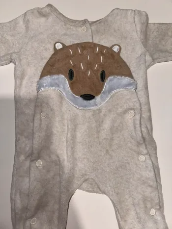 Pyjama beige renard