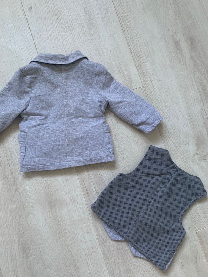 Veste et gilet gris IKKS 6 mois - photo numéro 5