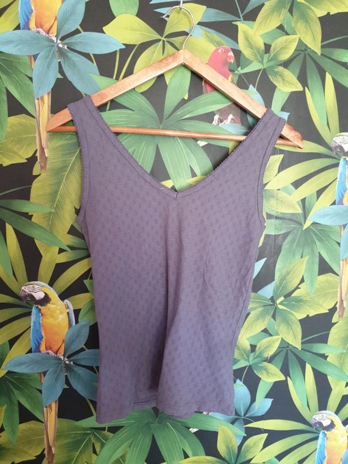 Debardeur basic bleu-gris - photo numéro 3