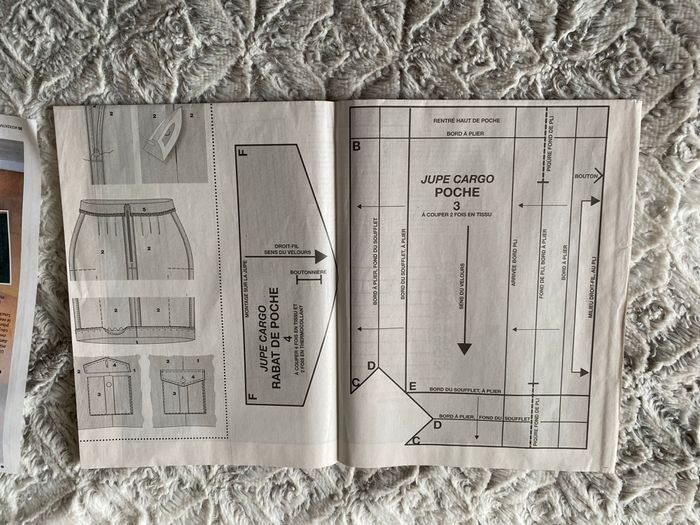 Patron jupe cargo neuf - photo numéro 2