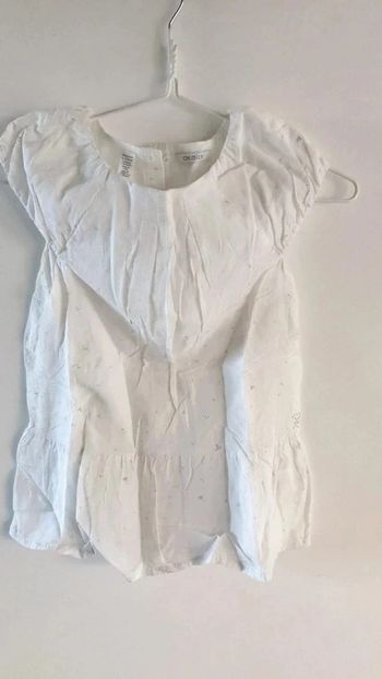 Blouse chemise sans manche Okaïdi 8 ans