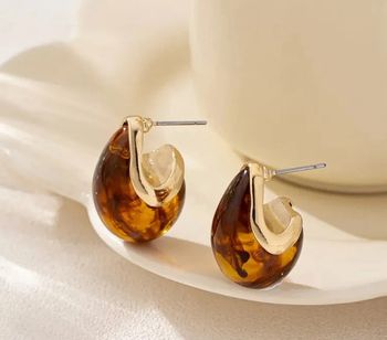 🌼Boucles d’oreilles en résine🌼