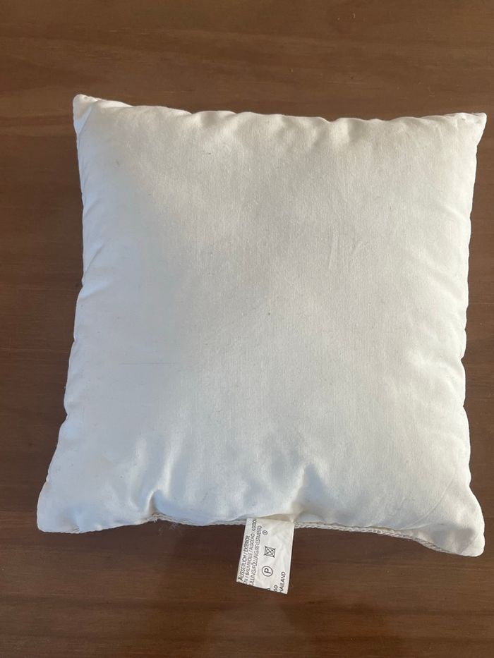 Coussin ours crème 22 cm - photo numéro 2