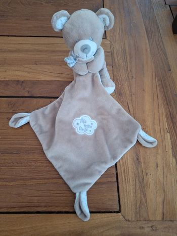 Doudou ourson ma petite étoile intermarché pommette