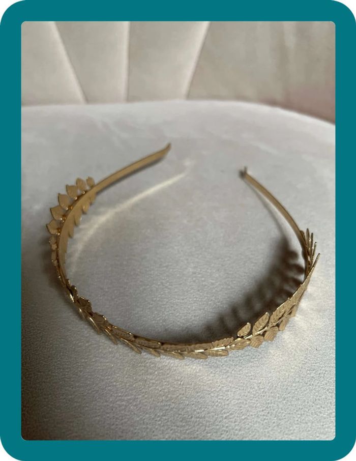 Lot de deux serre-tête motif feuillages taille unique - photo numéro 3