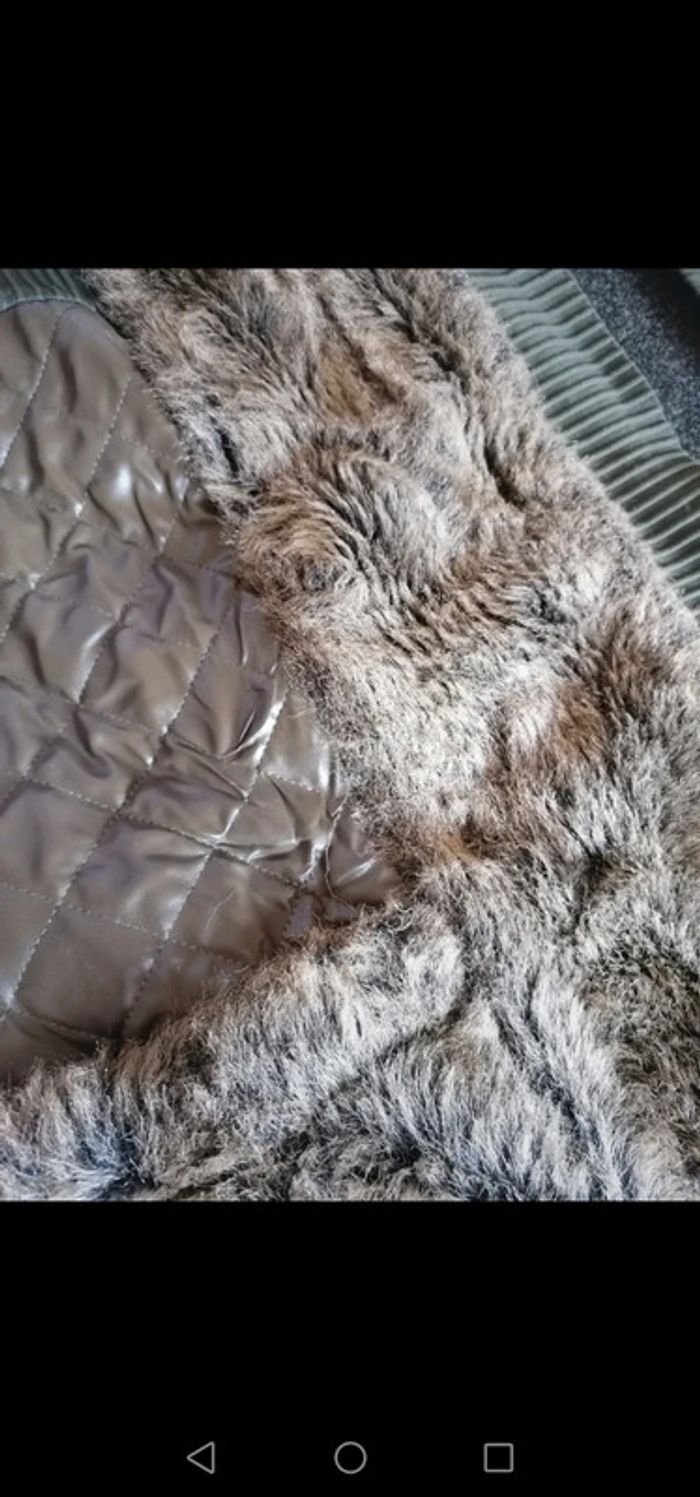 Manteau fausse fourrure EZ vintage - photo numéro 3