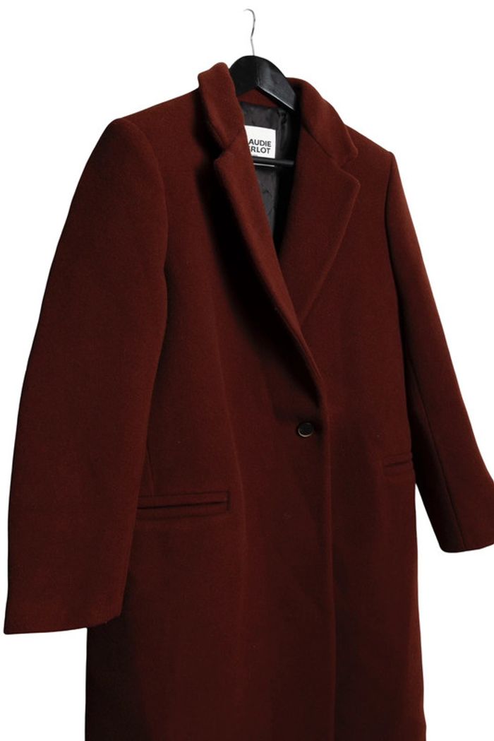 Manteau bordeaux Claudie Pierlot – Neuf avec étiquette – Taille XL - photo numéro 5