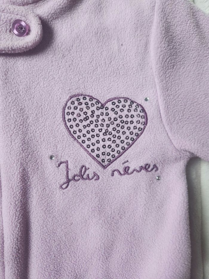 Surpyjama polaire fille 3 ans – chaud et doux pour l’hiver - photo numéro 2