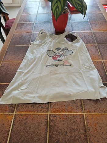 Tee shirt sans manches Mickey