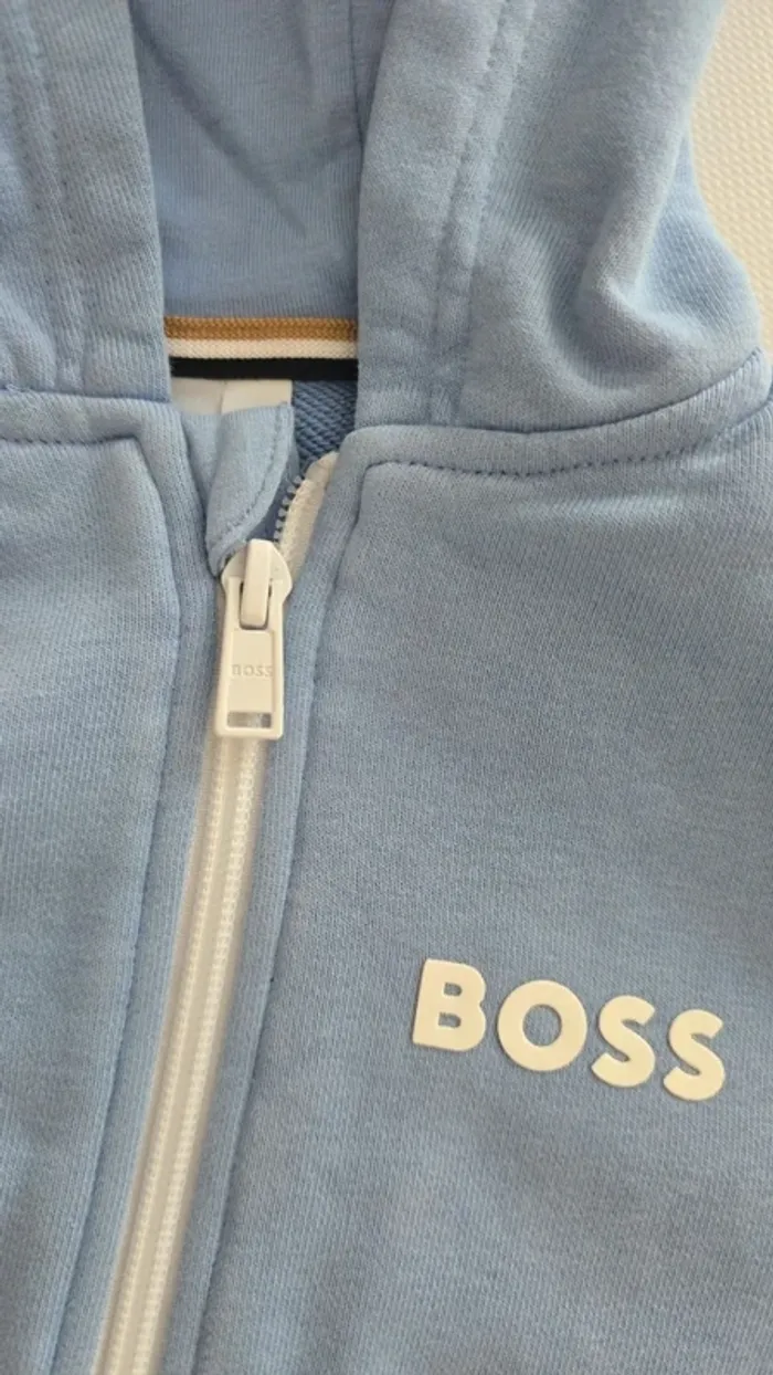 Ensemble jogging Boss bleu clair - photo numéro 3