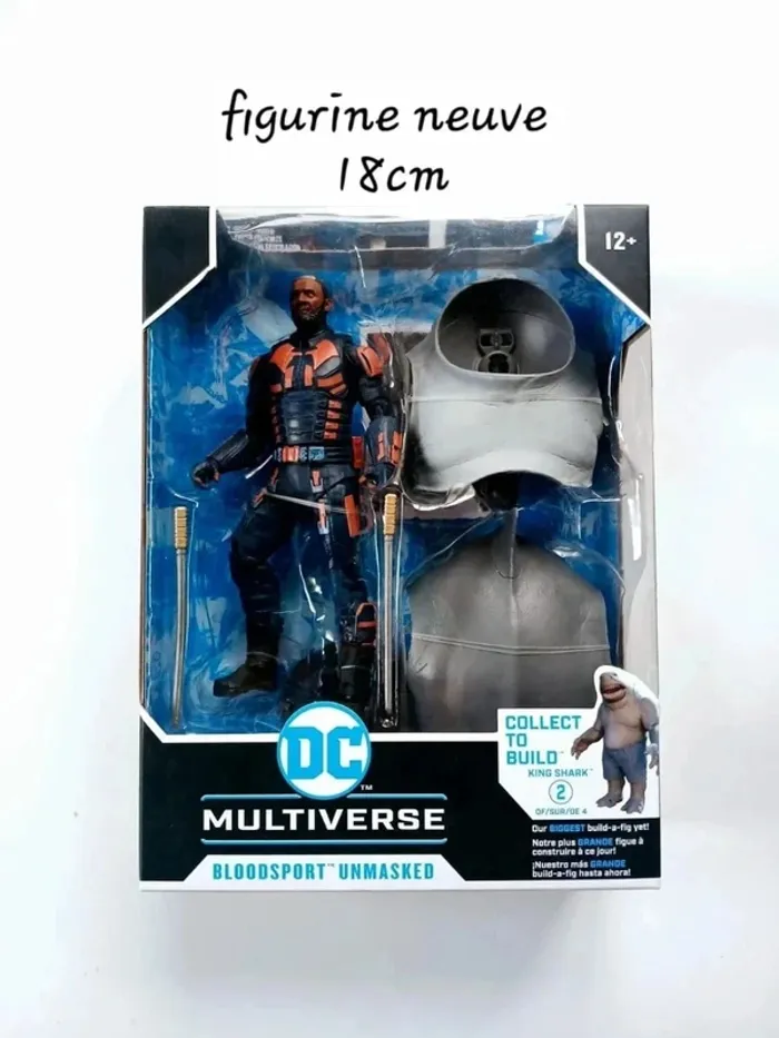 Figurine Bloodsport Unmasked The Suicide Squad McFarlane DC Multiverse