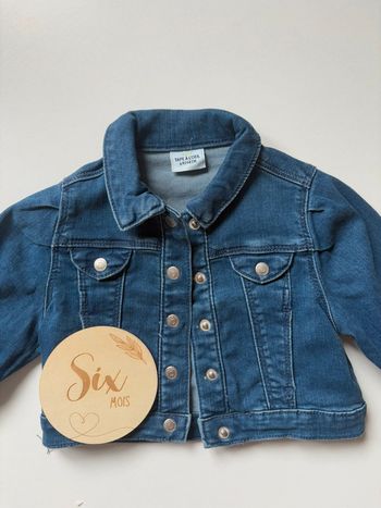 Veste en jean bébé fille