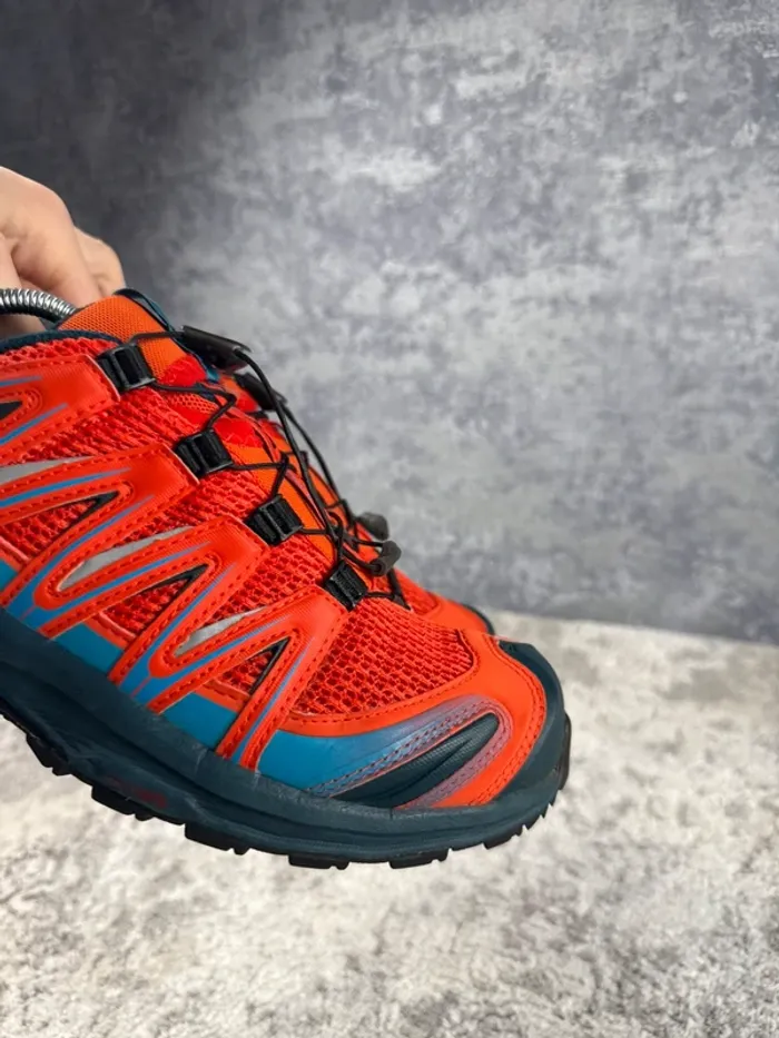 Salomon XA Pro 3D - Trekking Shoes - Orange & Blue - photo numéro 16