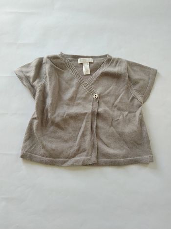 gilet léger sans manches fille gris okaidi 3 mois