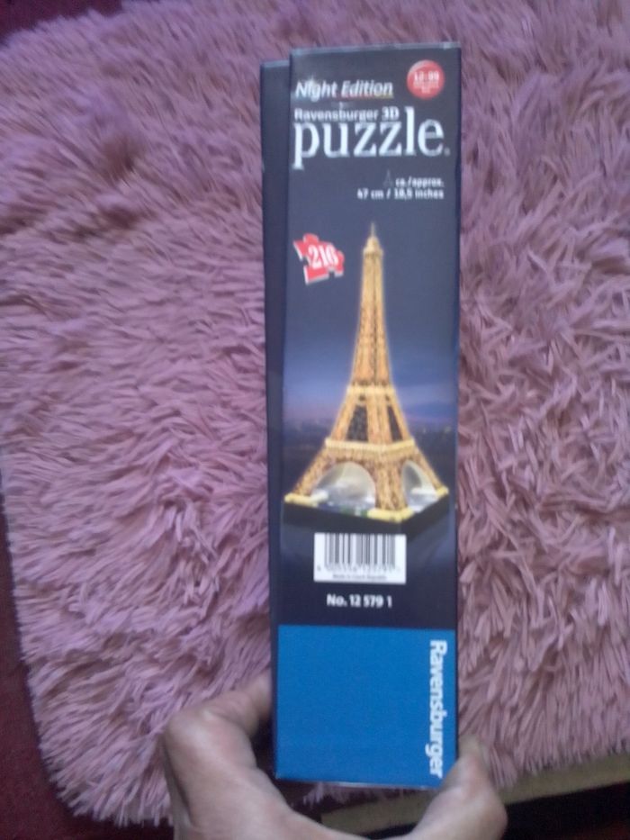Puzzle 3D avec lumière de la Tour Eiffel - photo numéro 2