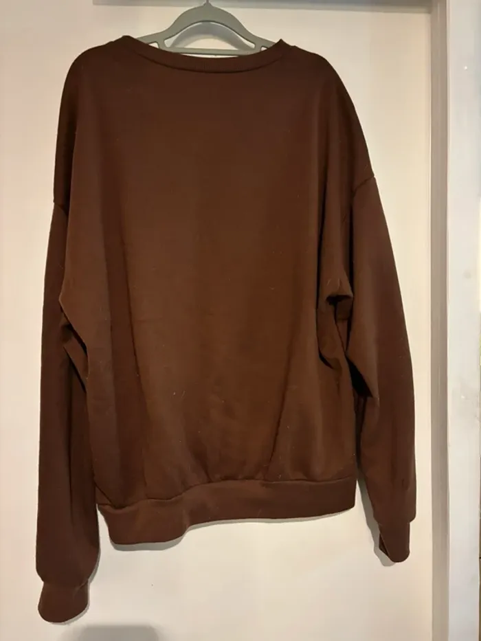 Sweat marron “Los Angeles” Shein - Taille L - photo numéro 4