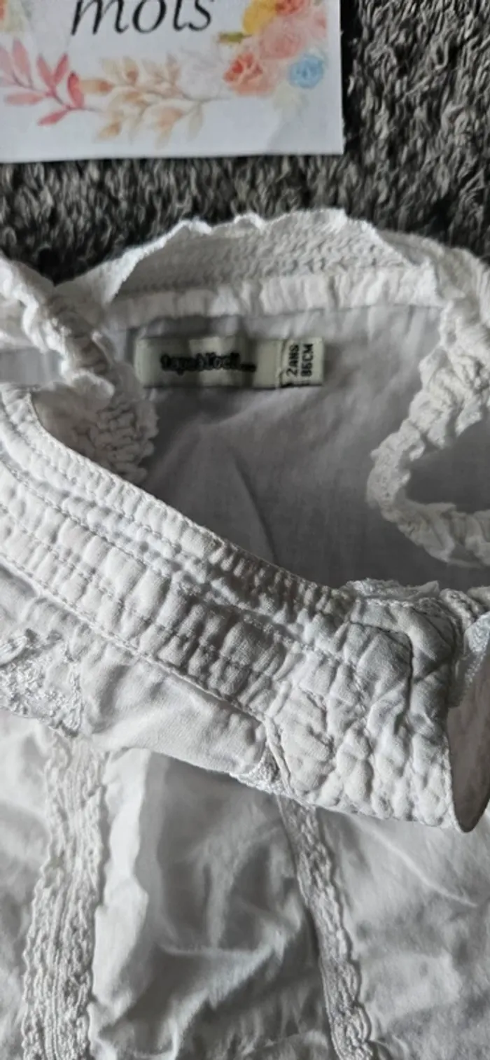 Robe blanche 24 mois - photo numéro 4