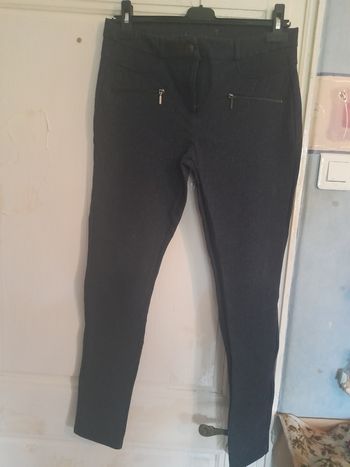 Pantalon chaud, gris anthracite, marque Etam, taille 40