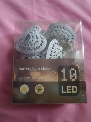 Guirlande cœur blanc