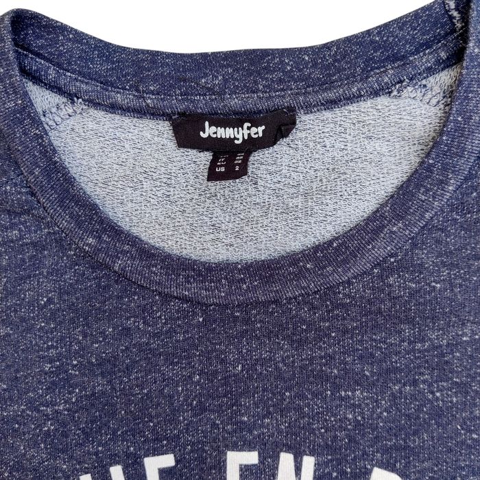 Sweat Jennyfer XS / 34 – comme neuf - bleu marine - style casual - photo numéro 3