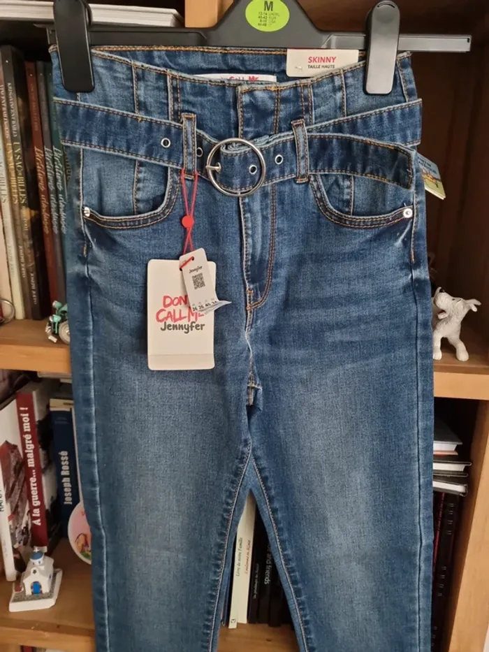 Jean Jennyfer skinny taille haute taille 36 - photo numéro 2