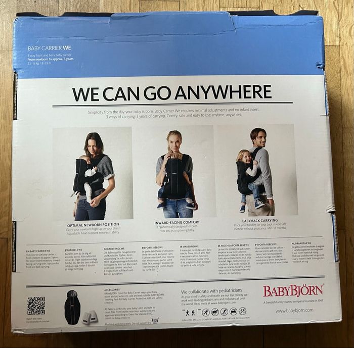 Porte-bébé BabyBjörn Modèle WE – Ergonomique & Évolutif - photo numéro 2