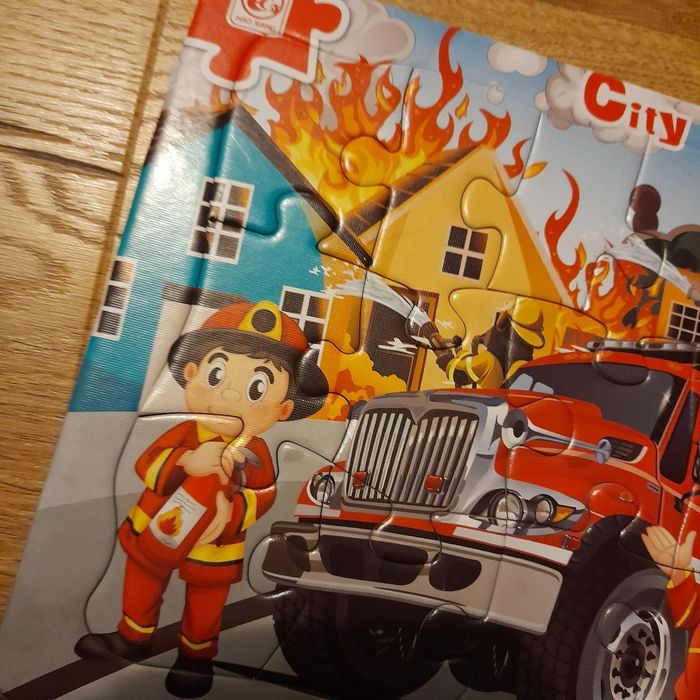 Puzzle pompier, 16 pièces - photo numéro 4