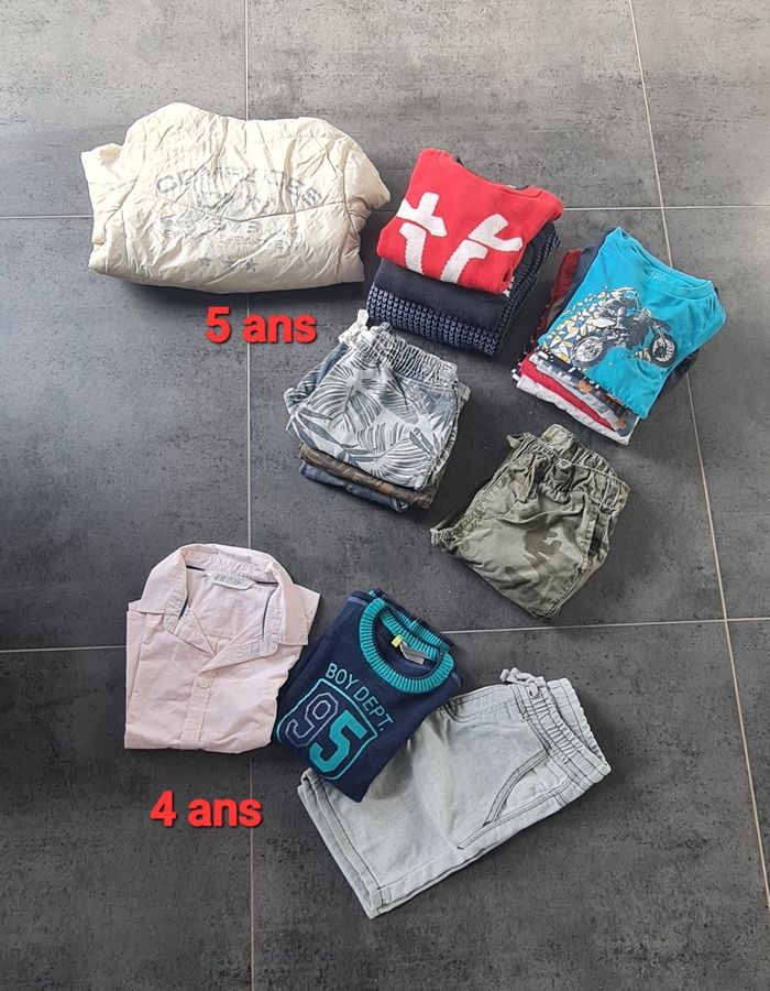 Lot garçon 4/5 ans