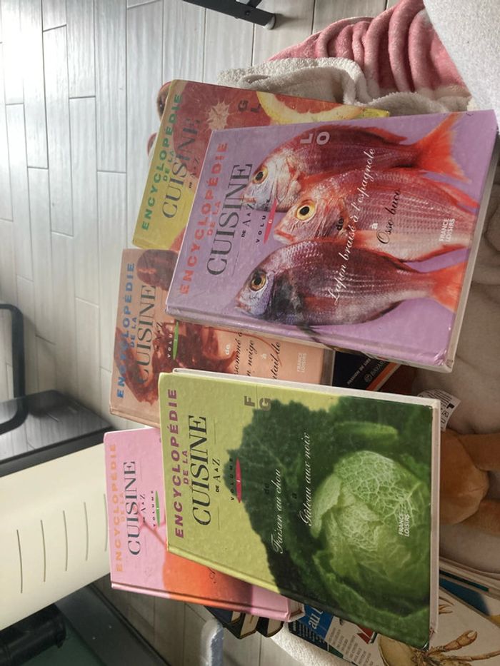 Lot de 5 encyclopédies de la cuisine