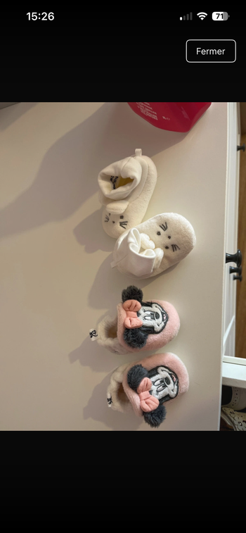 lot de chaussons 