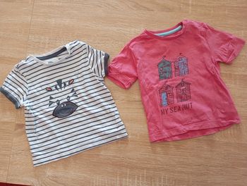 Lot t-shirt 12 mois