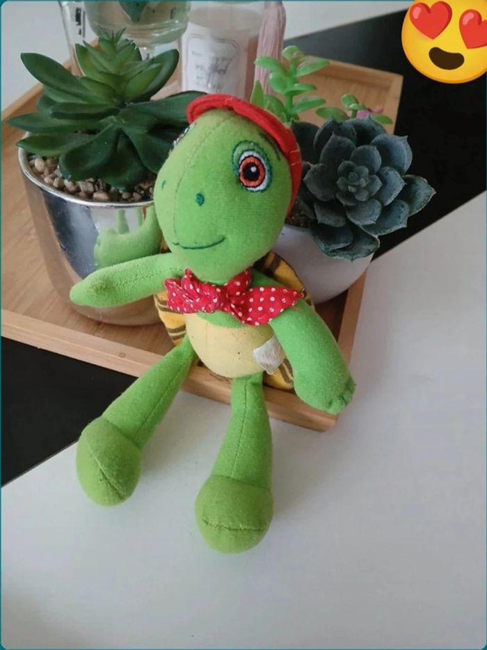 Péluche doudou Franklin 🌿🎁 - photo numéro 4