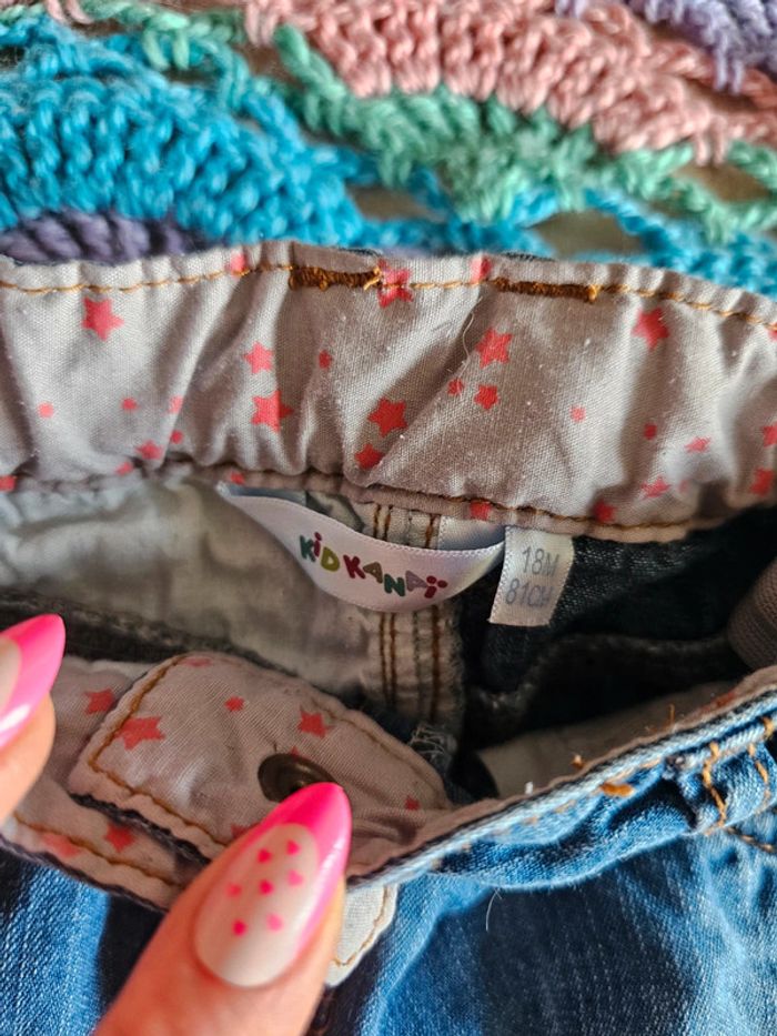 Jupe en jean, fille 18 mois kidkanai - photo numéro 2