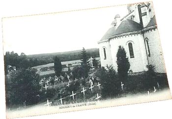 Carte postale ancienne  Soligny-La-Trappe (Orne) Abbaye de la Grande-Trappe  Le Cimetière