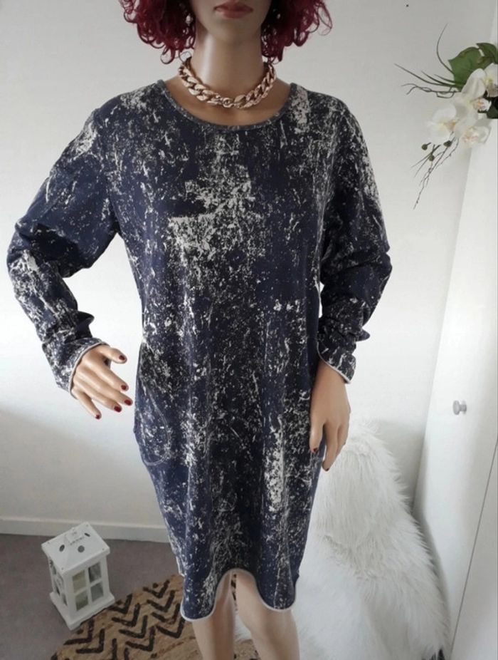 Robe pull bimatière Taille L🌿💞