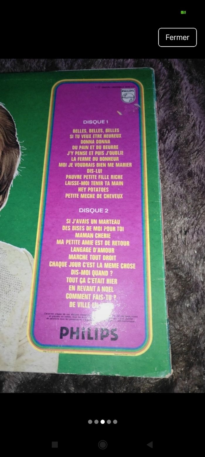 Double vinyle Claude François - photo numéro 3