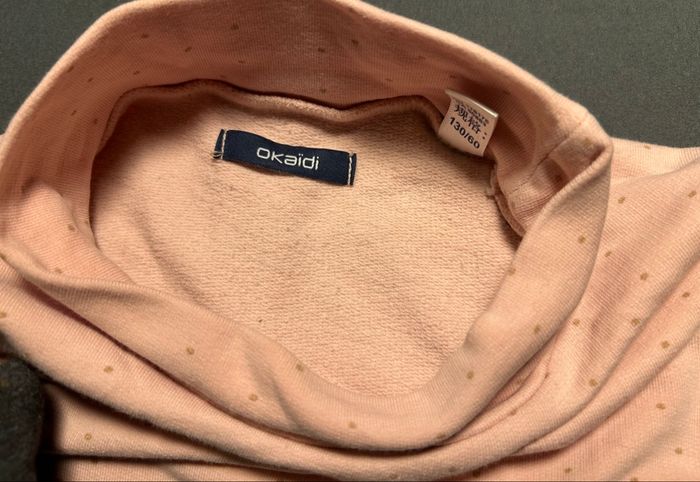 Lot de deux sous pull chauds Okaïdi 8 ans - photo numéro 2