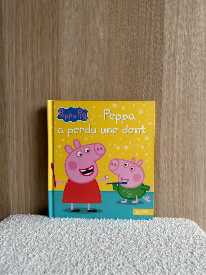Livre peppa a perdu une dent