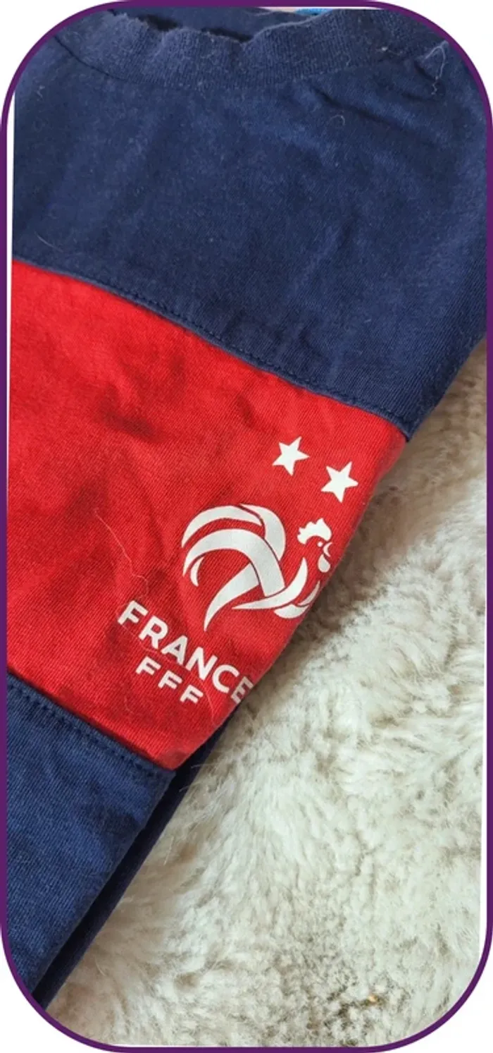 Tee shirt équipe de France - Floqué Griezmann 7 - Taille M - photo numéro 3