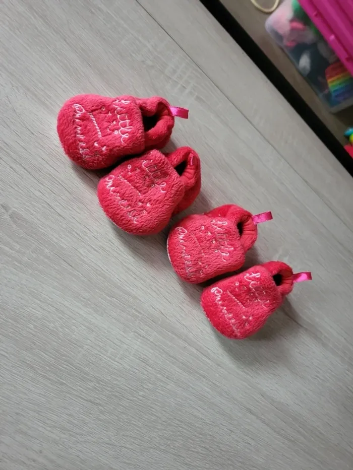 2 paire de chausson 0/3 mois