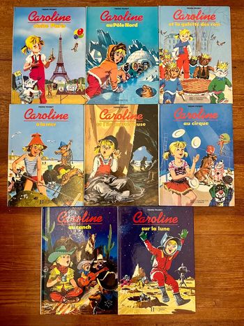 Lot de 8 ouvrages livres bd albums Caroline Pierre Probst bon état complet