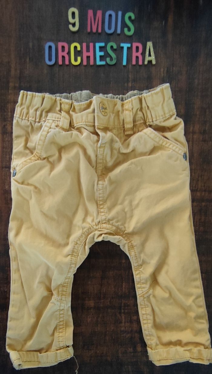 Jean moutarde 9 mois