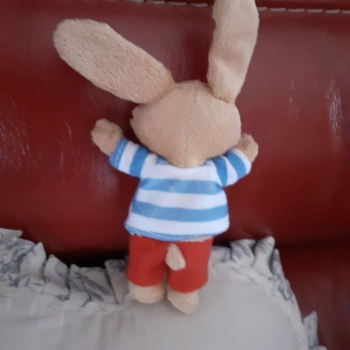 Petite peluche-doudou Corentin le Lapin - photo numéro 7