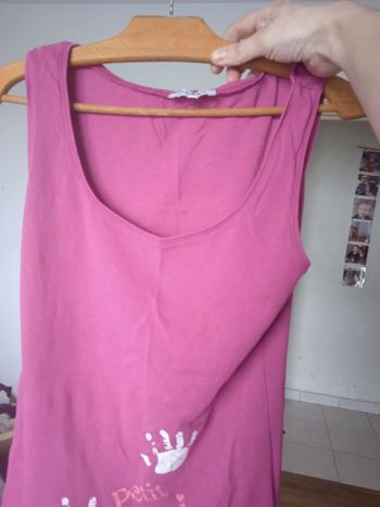 Haut de grossesse avec petit message