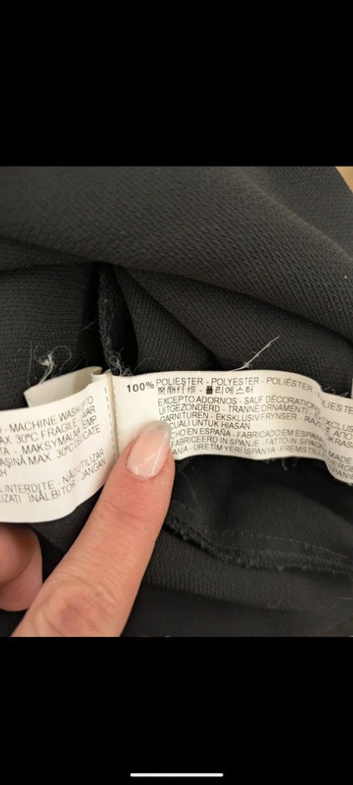 Robe légère noire et blanc Zara 36 - photo numéro 9