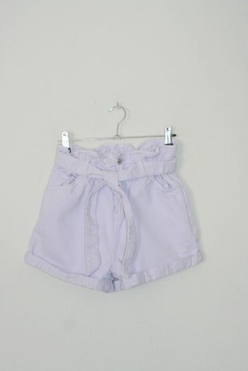 Short en jeans mauve avec ceinture Jennyfer taille 32