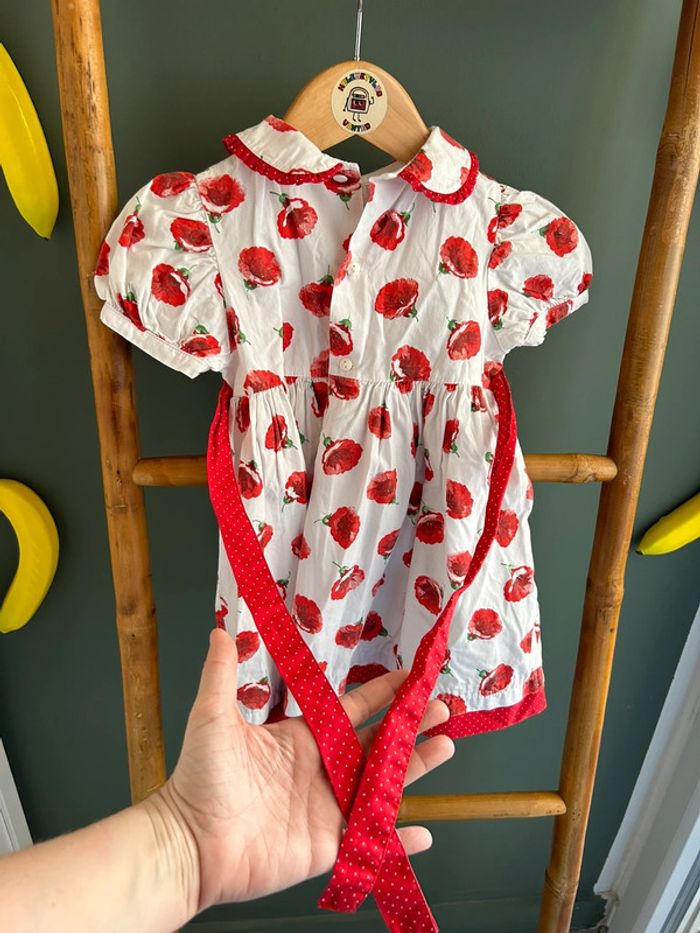 Robe vintage fleurs 18M - photo numéro 4