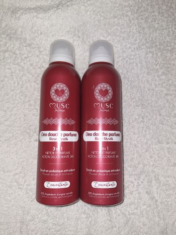 Lot 2 dedo douche Rose Mystik Musc intime L'envoutante